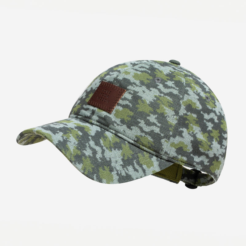Rendered image of a green camo cap