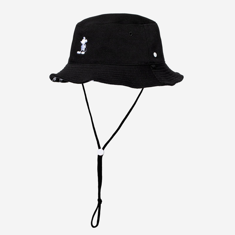 Black Mickey Mouse Reversible Bucket Hat