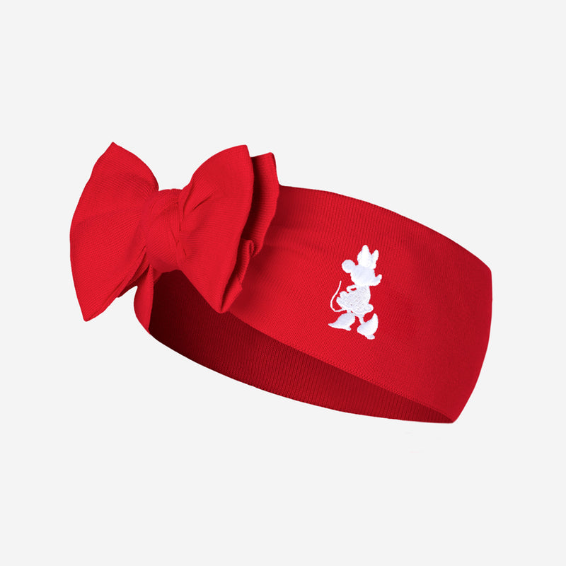 Kids Red Minnie Mouse Bow Headband