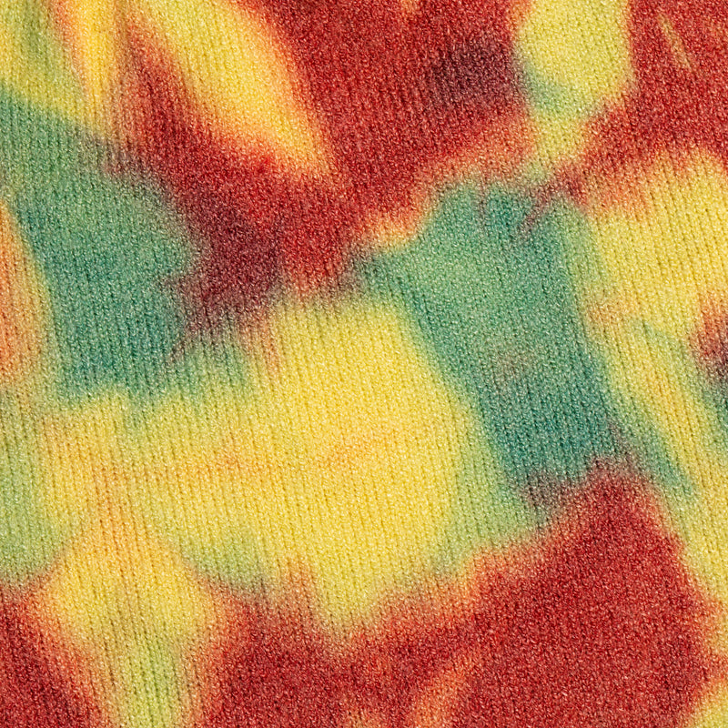Close-up of tie-dyed fabric