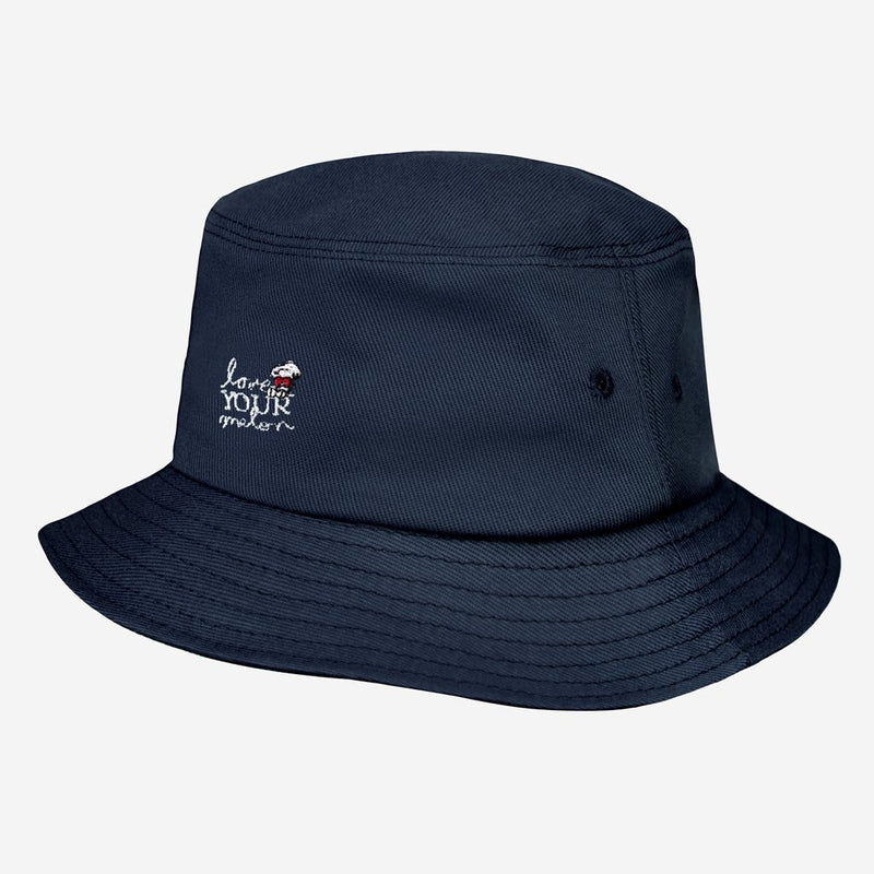 Snoopy Hearts Love Your Melon Oxford Blue Bucket Hat